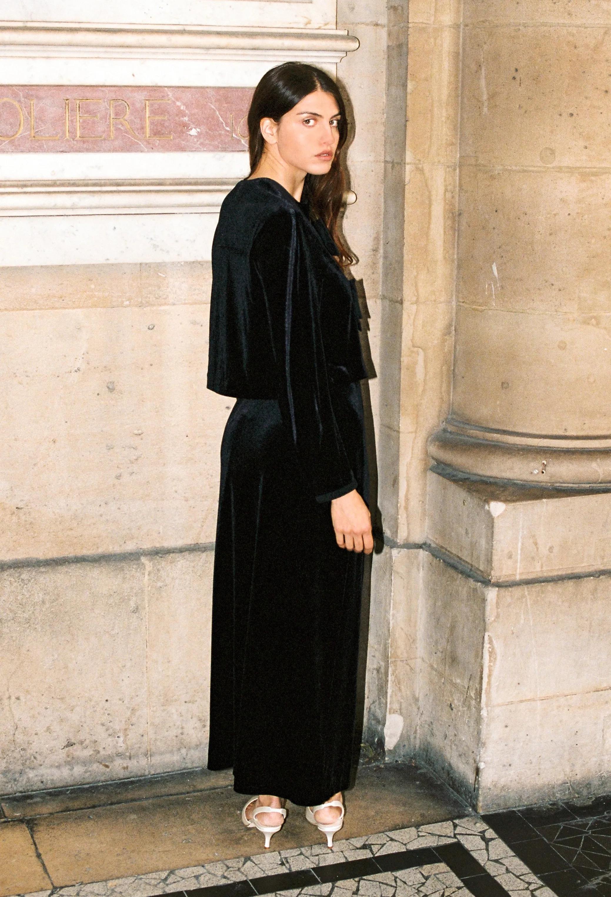 Javiera Jacket Black Velvet sold by Ciao Lucia product image thumbnail 4