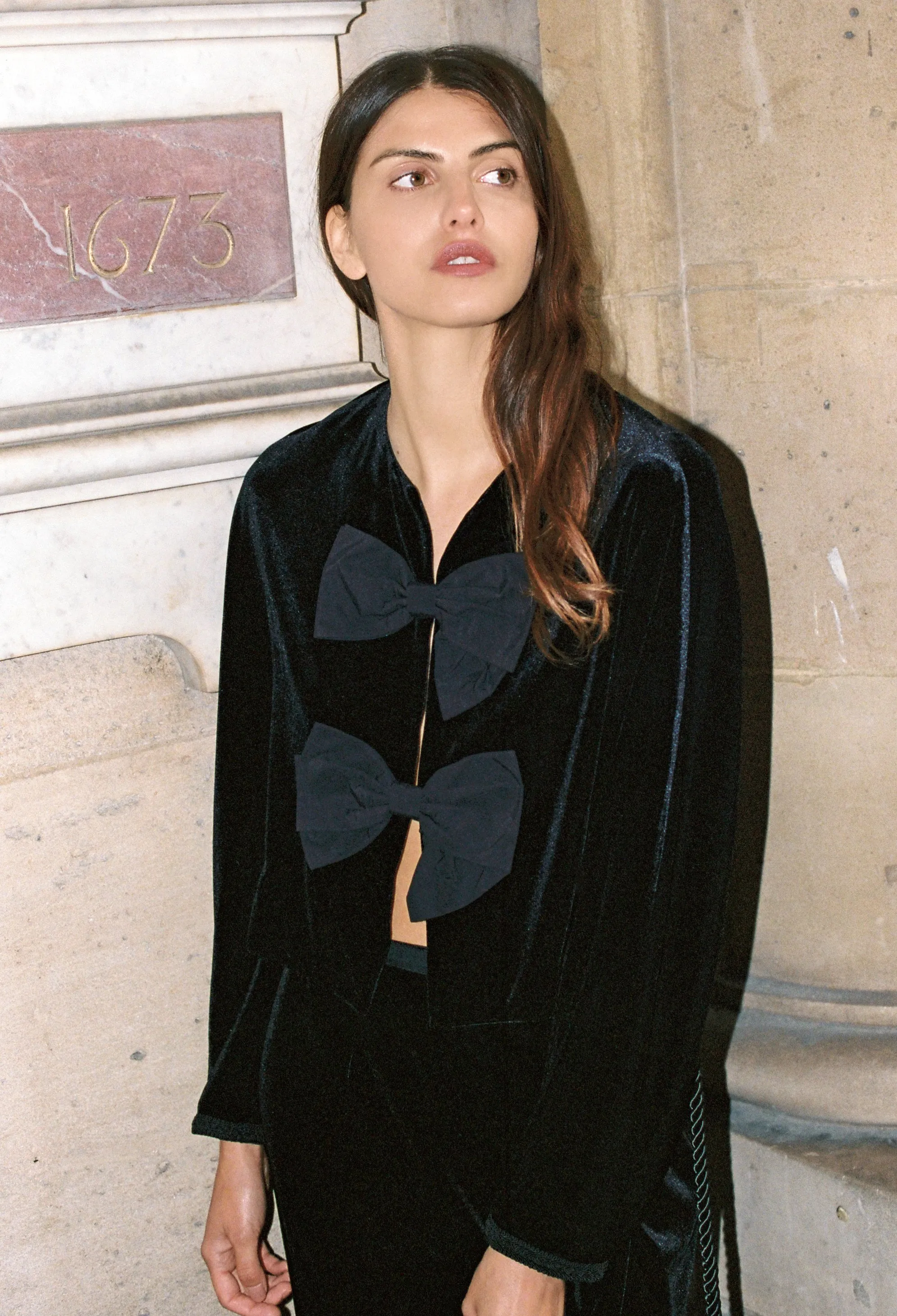 Javiera Jacket Black Velvet sold by Ciao Lucia product image thumbnail 2