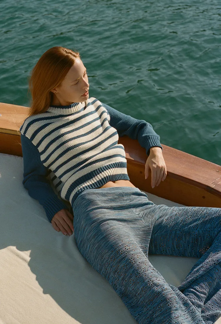 Valentina Pullover Blue/Ivory sold by Ciao Lucia product image thumbnail 2