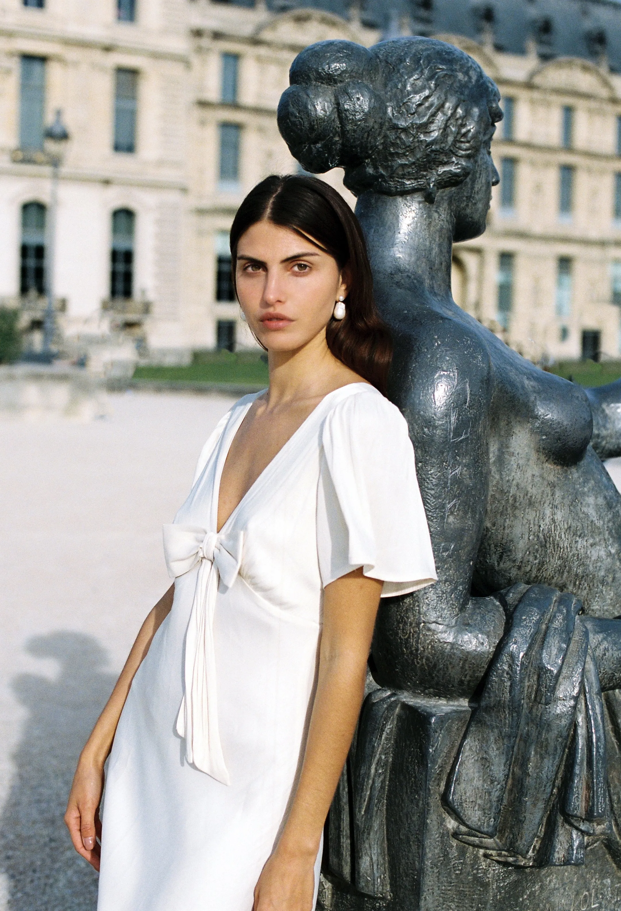 Brunello Ivory Silk Dress sold by Ciao Lucia product image thumbnail 2