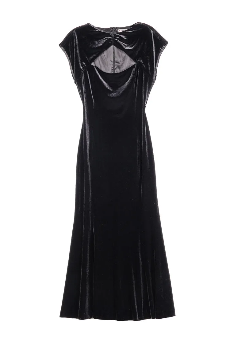 Violeta Dress Black Velvet sold by Ciao Lucia product image thumbnail 4