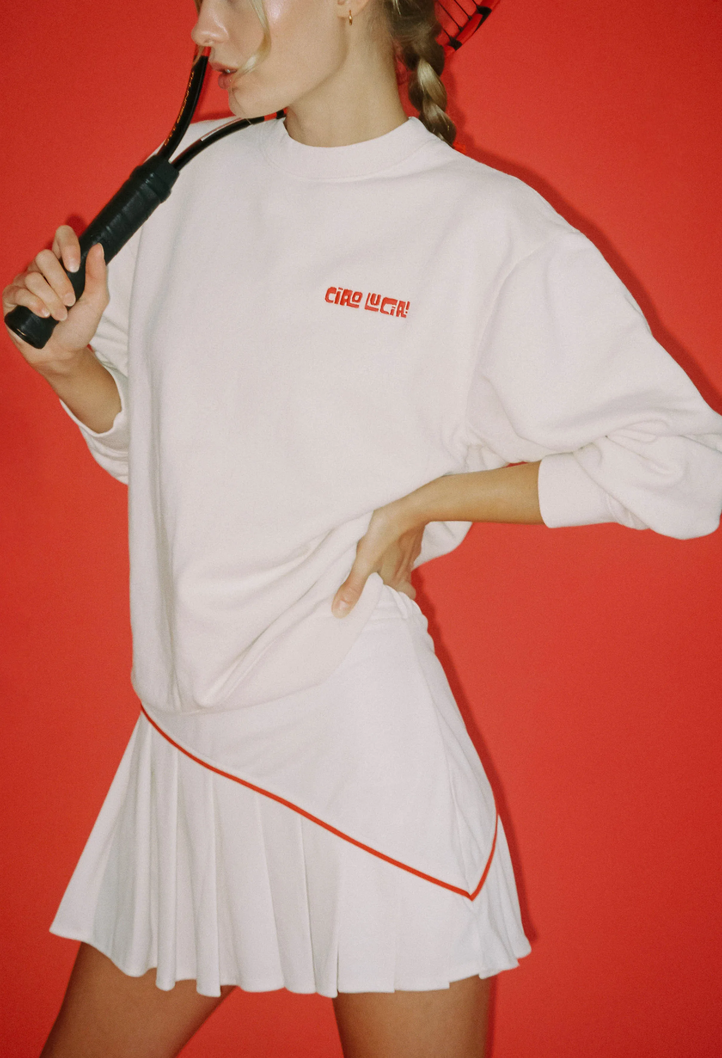 Tennis Crew Ivory sold by Ciao Lucia product image thumbnail 5