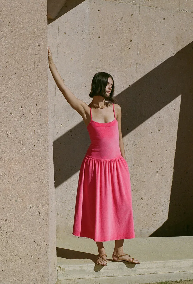 Lina Dress Hibiscus sold by Ciao Lucia