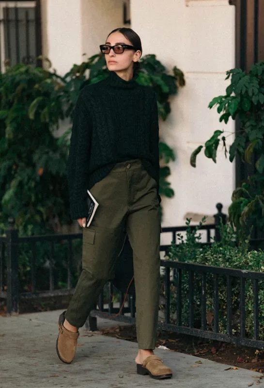 Charlie Pant Olive sold by Ciao Lucia