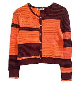 Vedetta Cardigan Eggplant sold by Ciao Lucia product image thumbnail 3