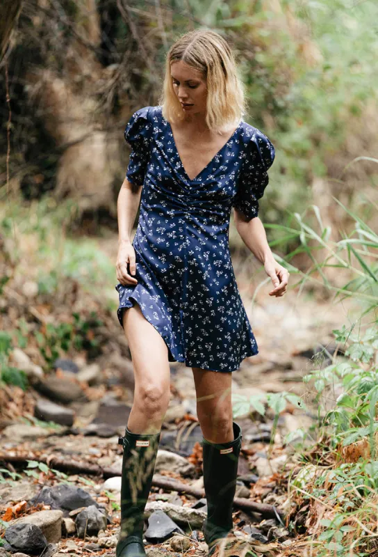 Tatiana Dress Navy made by Ciao Lucia