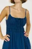 Gabriela Dress Navy Washed Cotton sold by Ciao Lucia