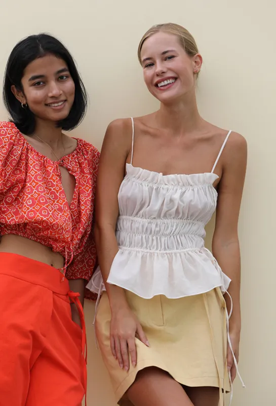 Anita Top Ivory sold by Ciao Lucia