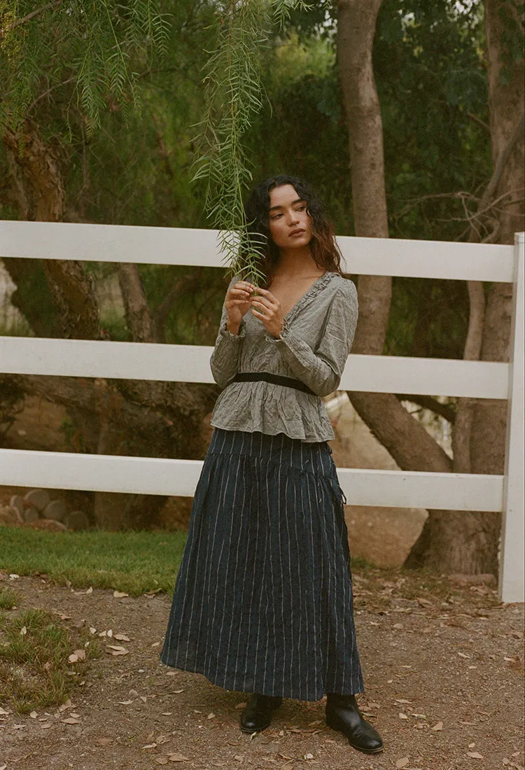 スカート Gabriele Colangelo Pleated Cotton Skirt Gabriele Colangelo Gabriele Colangelo Pleated Cotton Skirt