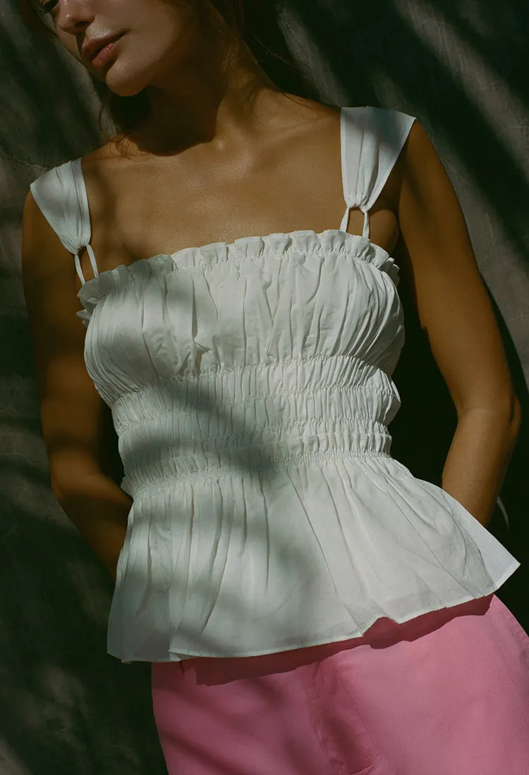 Agnesca Top White sold by Ciao Lucia