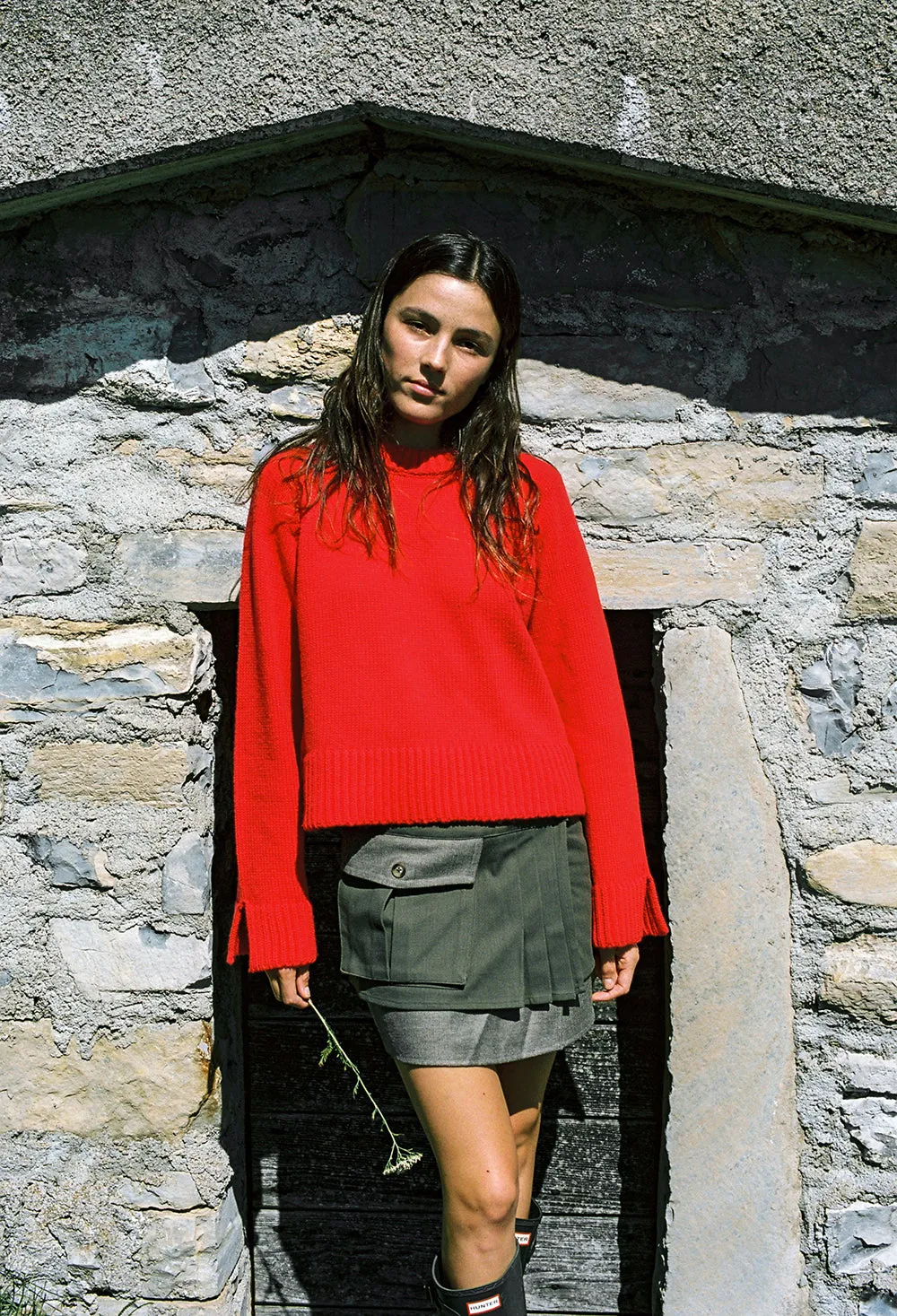 Brolio Red Wool Pullover sold by Ciao Lucia