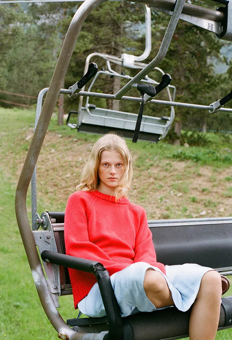 Brolio Red Wool Pullover sold by Ciao Lucia product image thumbnail 5