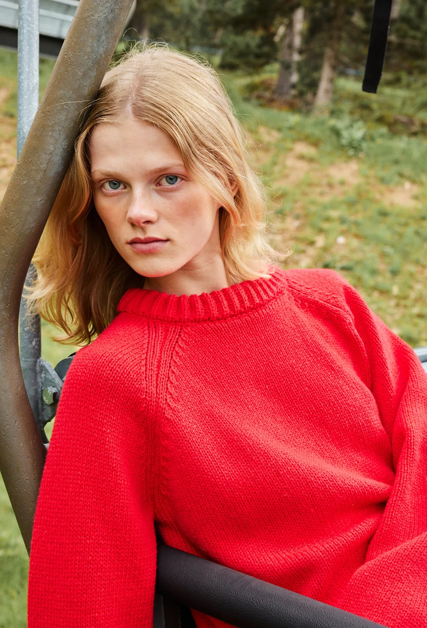 Brolio Red Wool Pullover sold by Ciao Lucia product image thumbnail 4