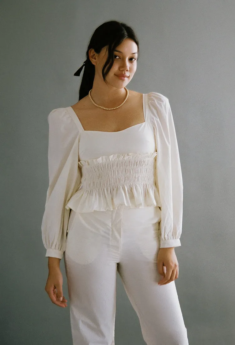 Katina Top Cream sold by Ciao Lucia