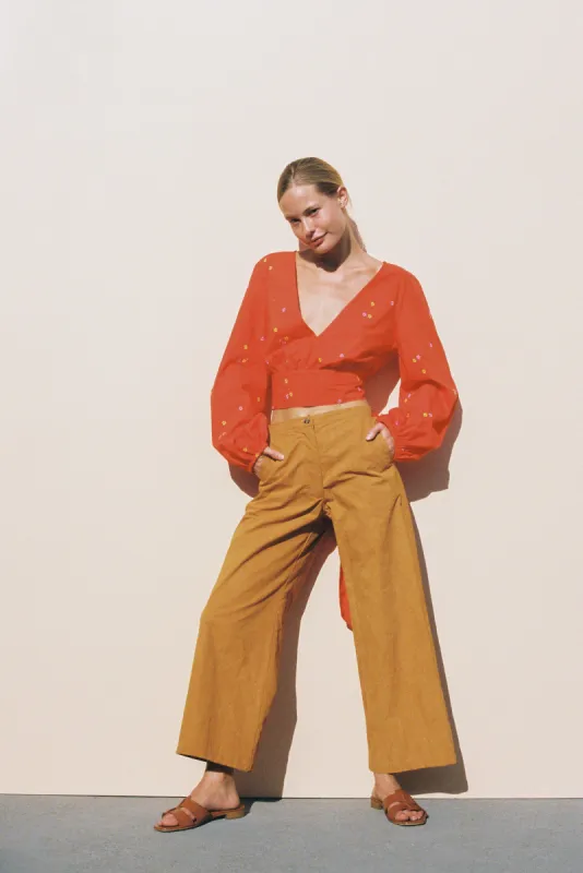 Fausta Top Poppy made by Ciao Lucia