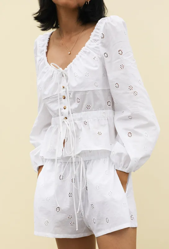 Olympia Top White sold by Ciao Lucia