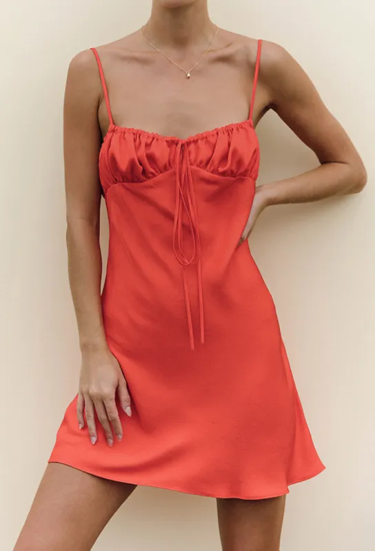 Sara Dress Poppy Sustainable made by Ciao Lucia