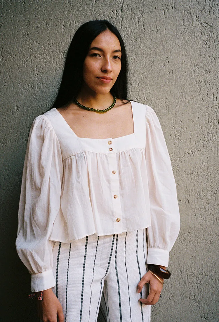 Alexandra Top Ivory sold by Ciao Lucia