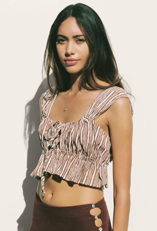 Cinetta Top Terra Stripe sold by Ciao Lucia