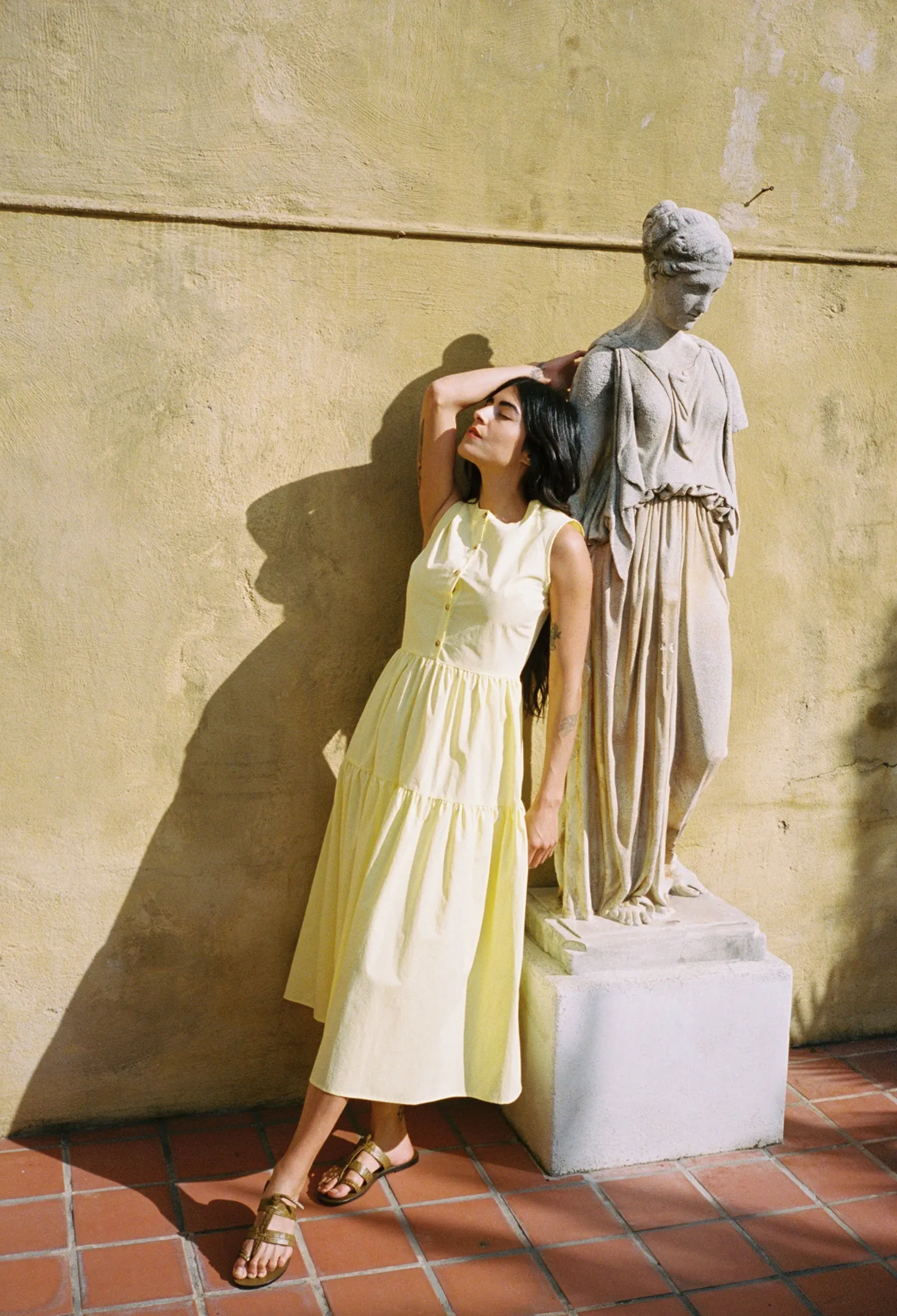 Freya Dress Light Yellow sold by Ciao Lucia product image thumbnail 5