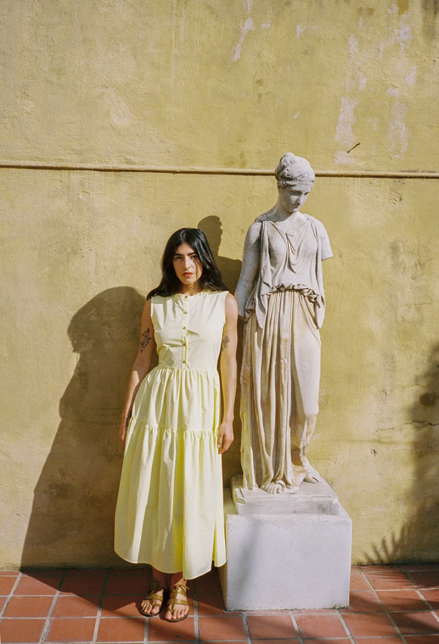 Freya Dress Light Yellow sold by Ciao Lucia product image thumbnail 2