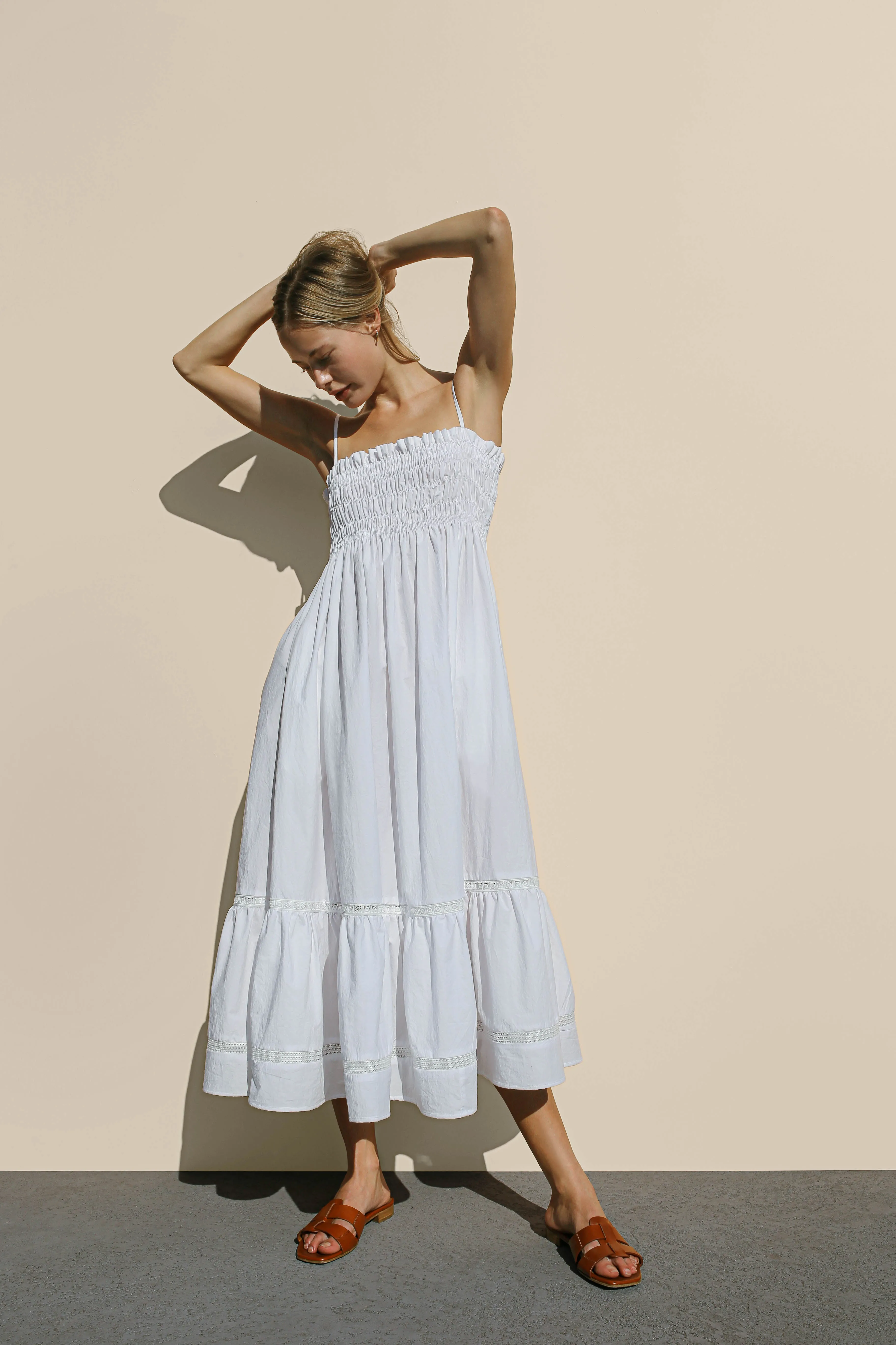 Umbria Dress White sold by Ciao Lucia product image thumbnail 3