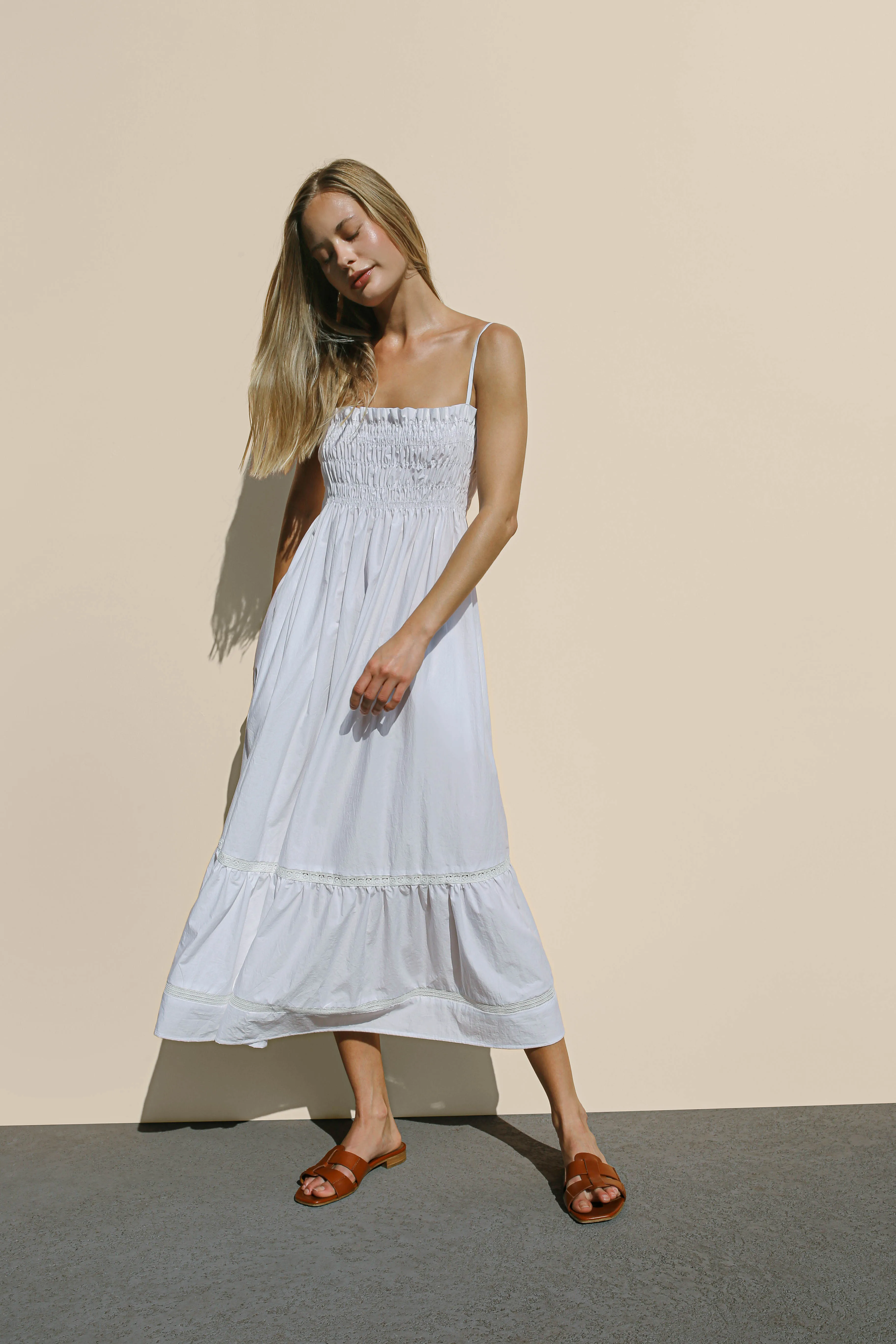 Umbria Dress White sold by Ciao Lucia