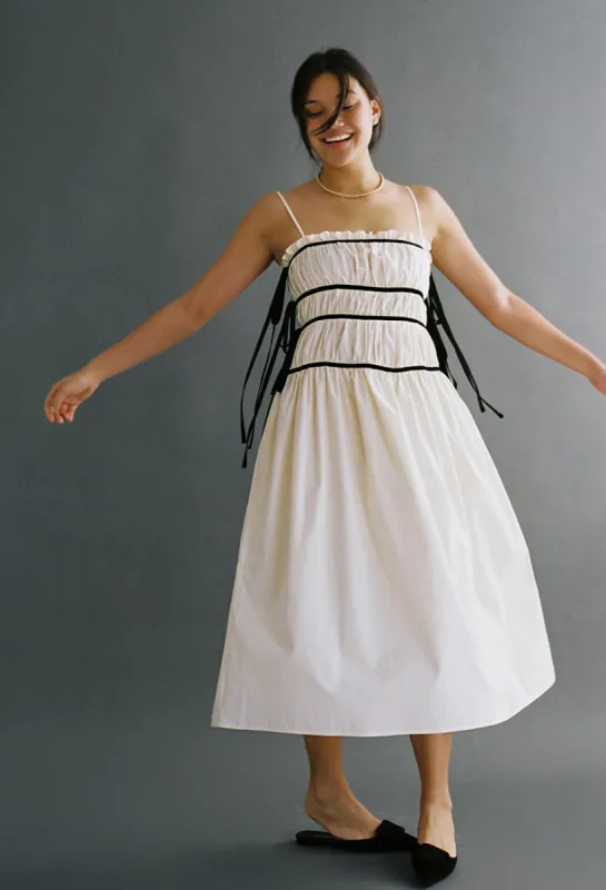 Elettra Dress Cream sold by Ciao Lucia