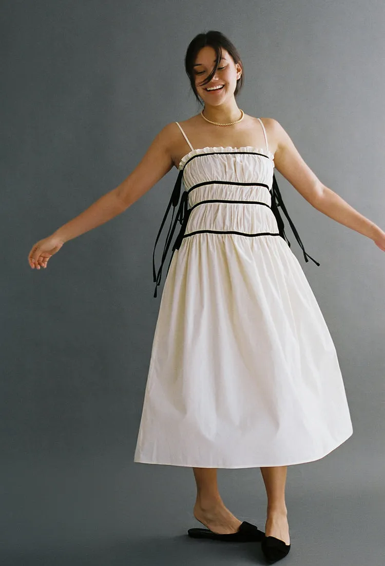 Elettra Dress Cream sold by Ciao Lucia