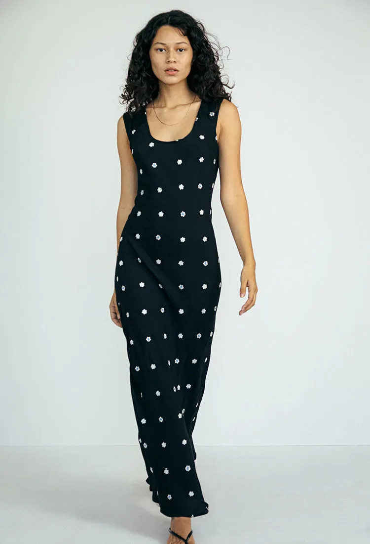 Diletta Dress Floral Embroidered sold by Ciao Lucia product image thumbnail 2