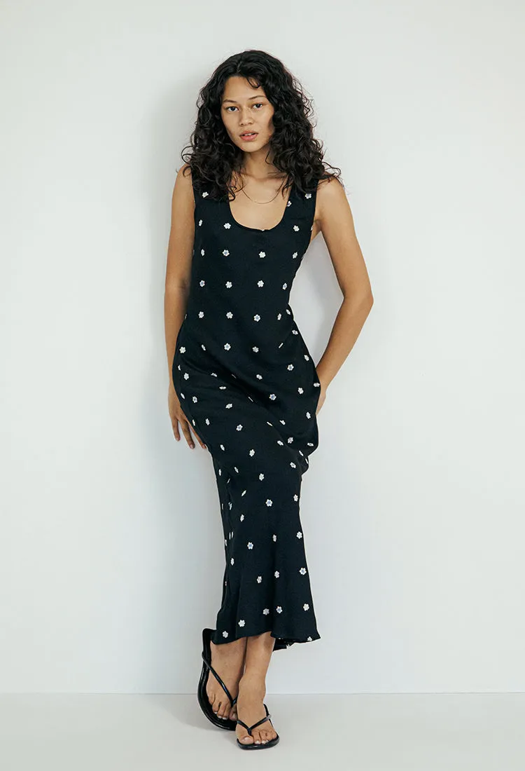 Diletta Dress Floral Embroidered sold by Ciao Lucia