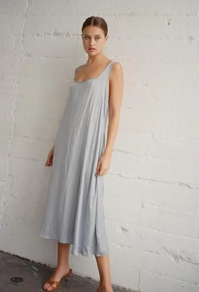 Florentina Dress Matte Blue Pre-Order sold by Ciao Lucia