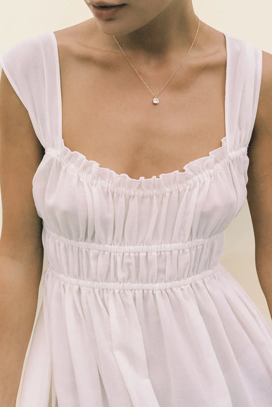 Clara Dress Ivory sold by Ciao Lucia