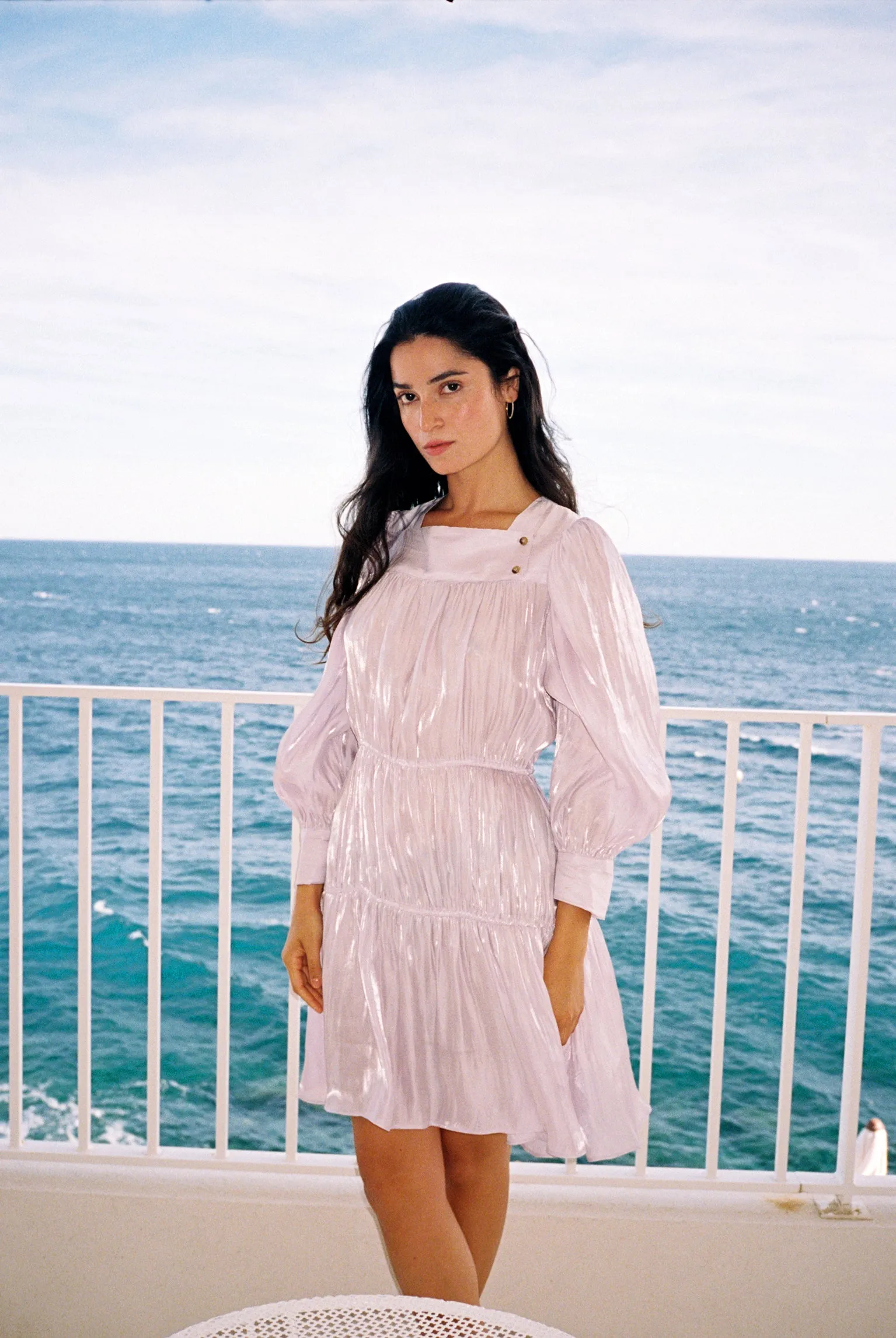 Alessandra Dress Orchid Metallic sold by Ciao Lucia product image thumbnail 2