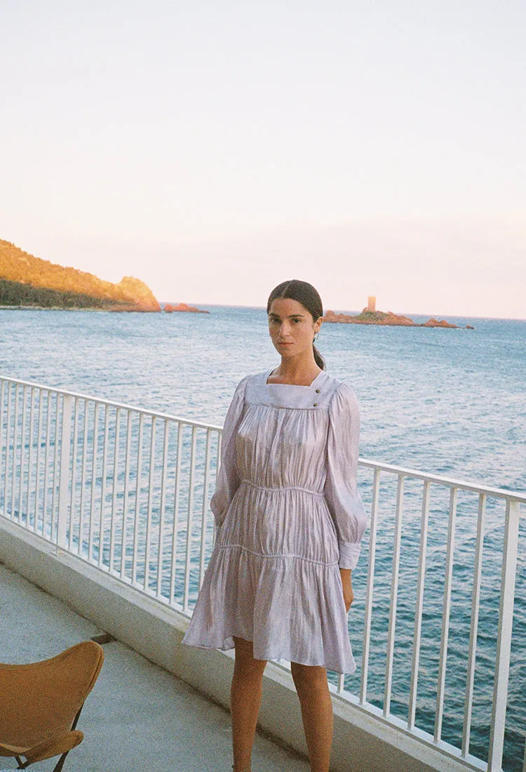 Alessandra Dress Orchid Metallic sold by Ciao Lucia product image thumbnail 4