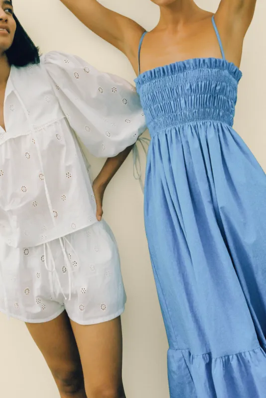 Umbria Dress Marine sold by Ciao Lucia