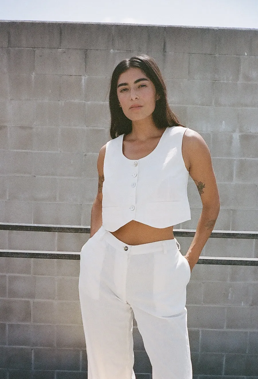 Enzo Pant White sold by Ciao Lucia product image thumbnail 4