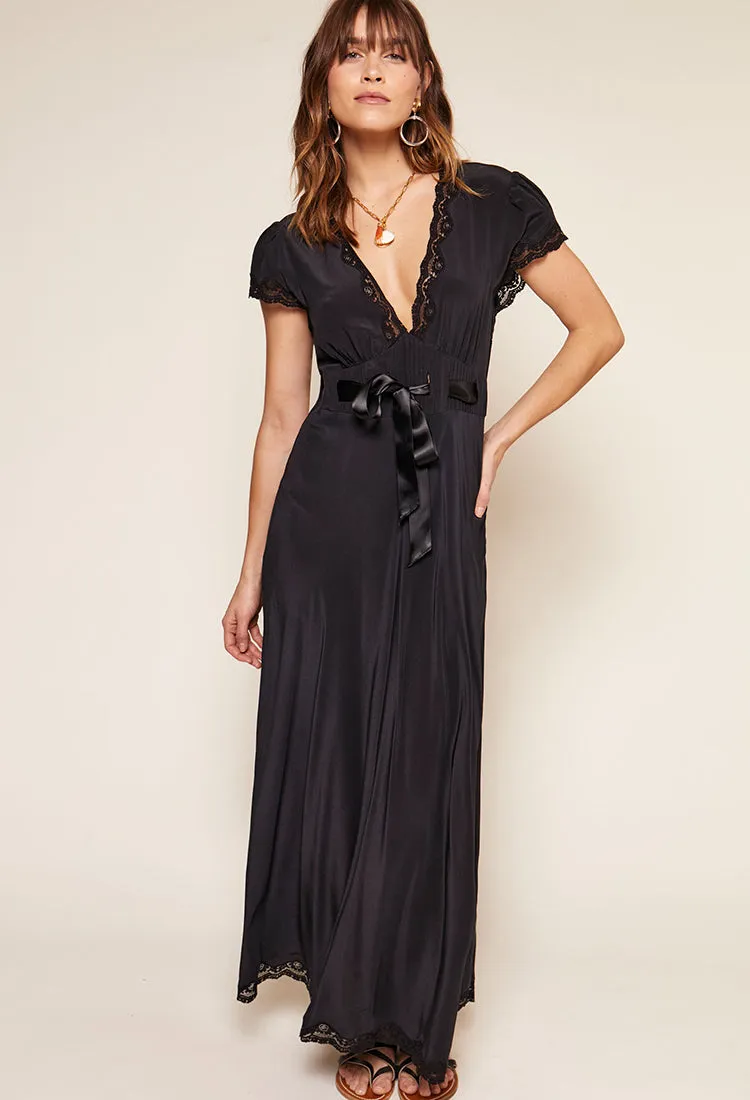 Rixo x Ciao Lucia Marlice Dress Black sold by Ciao Lucia