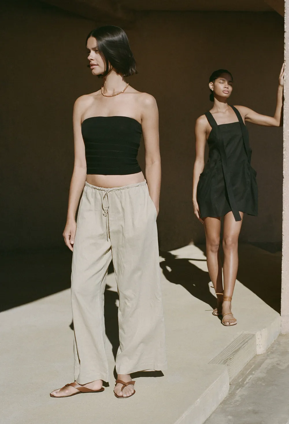 Ermanno Pant Sand sold by Ciao Lucia