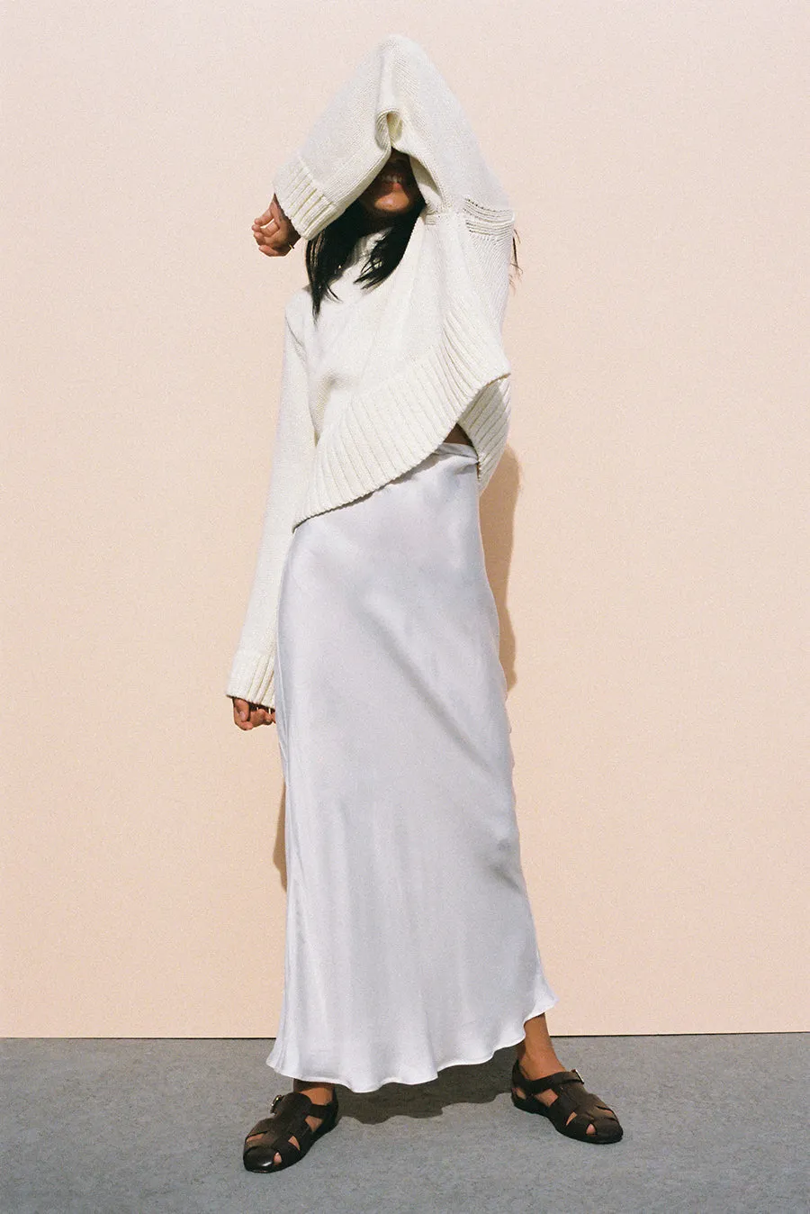 Concetta Skirt Ivory Sustainable sold by Ciao Lucia product image thumbnail 3
