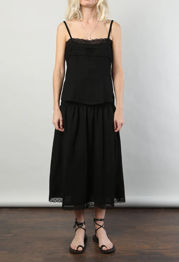 Giulia Top Black Linen sold by Ciao Lucia product image thumbnail 4