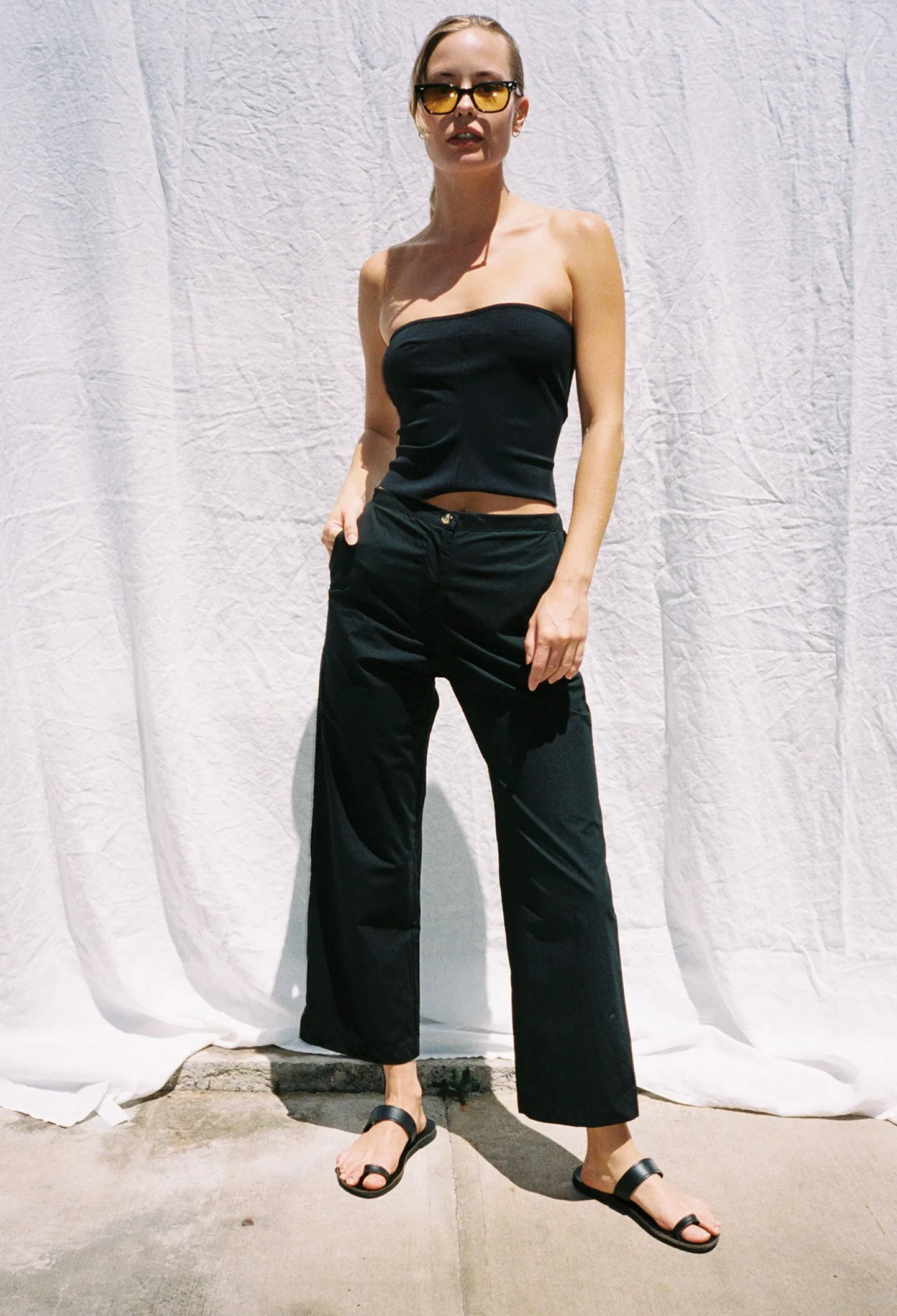 Pietro Pant Black Cotton sold by Ciao Lucia product image thumbnail 3