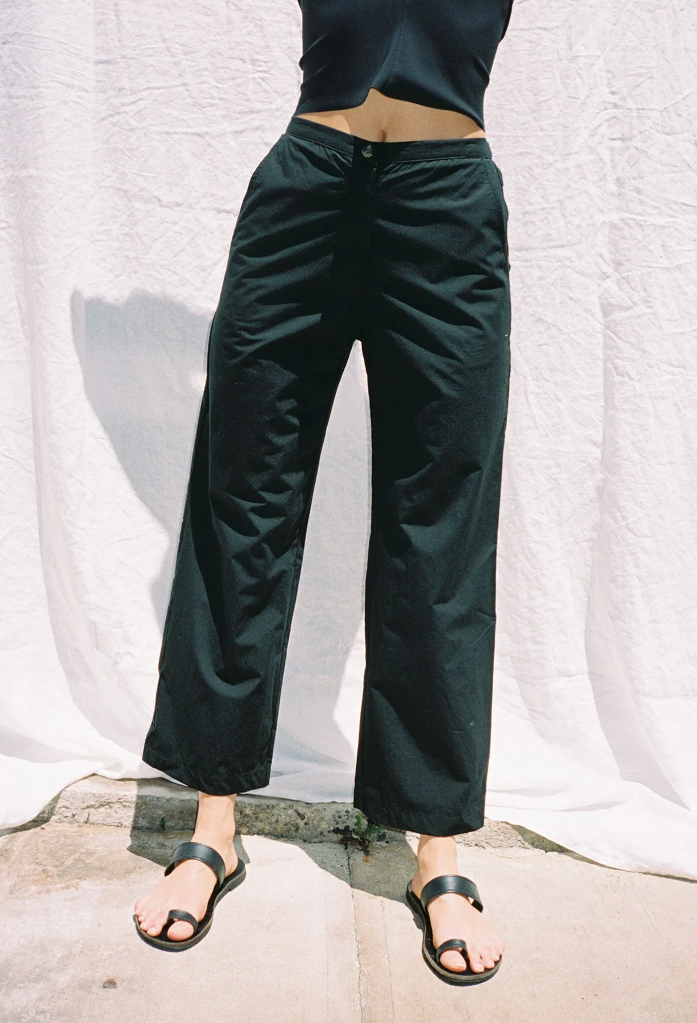 Pietro Pant Black Cotton sold by Ciao Lucia