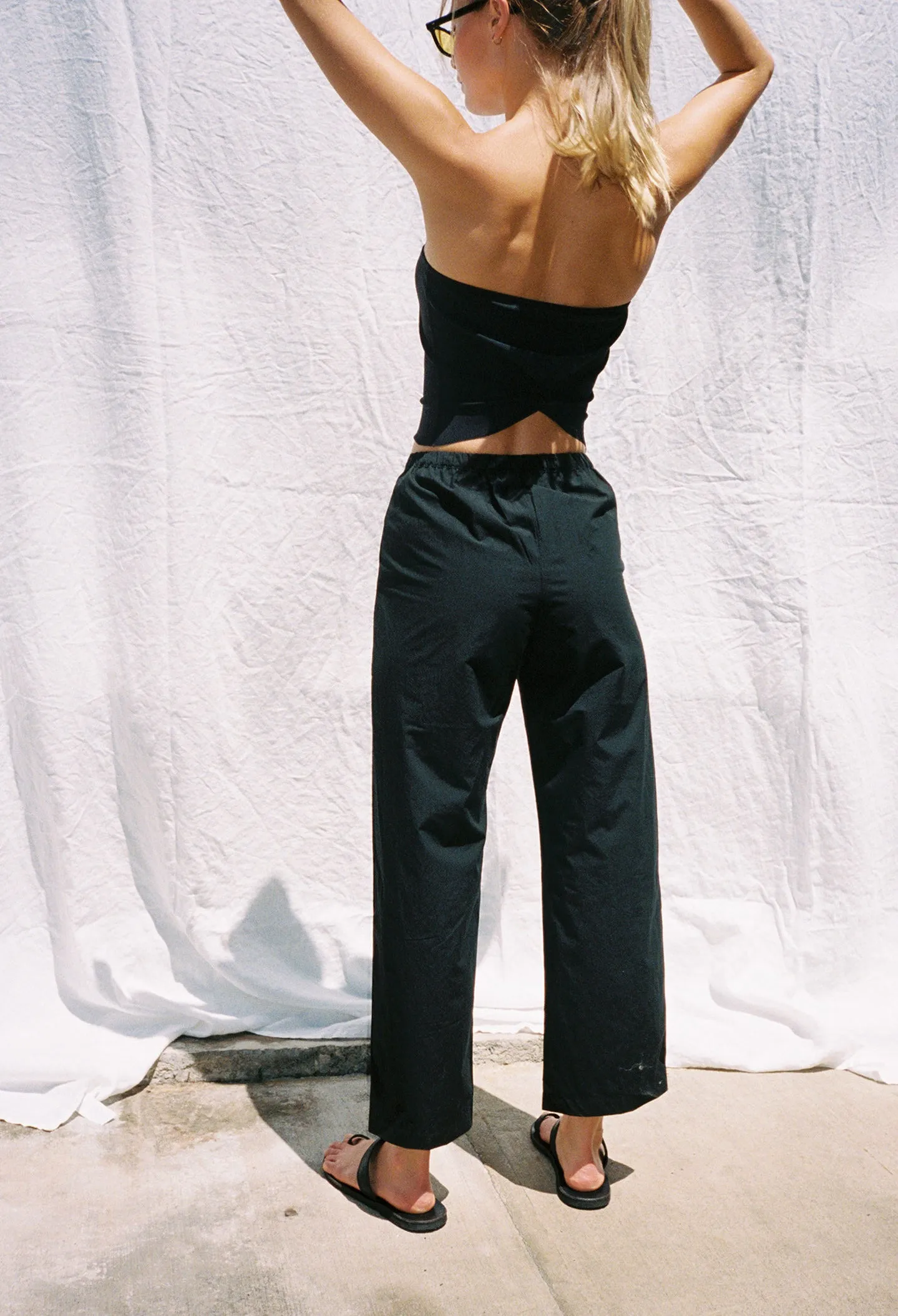 Pietro Pant Black Cotton sold by Ciao Lucia product image thumbnail 4