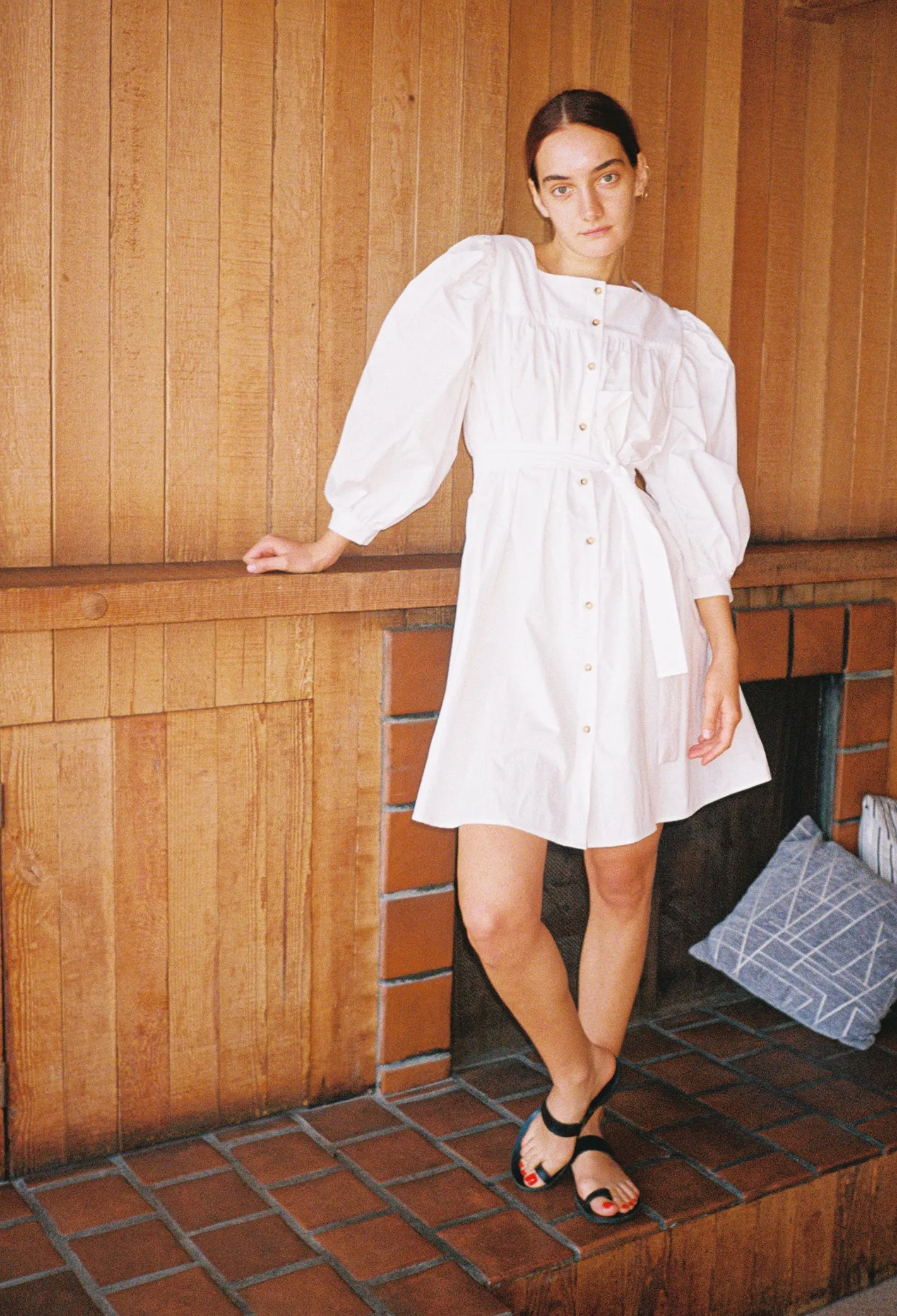 Fabiana Dress White Cotton sold by Ciao Lucia product image thumbnail 2