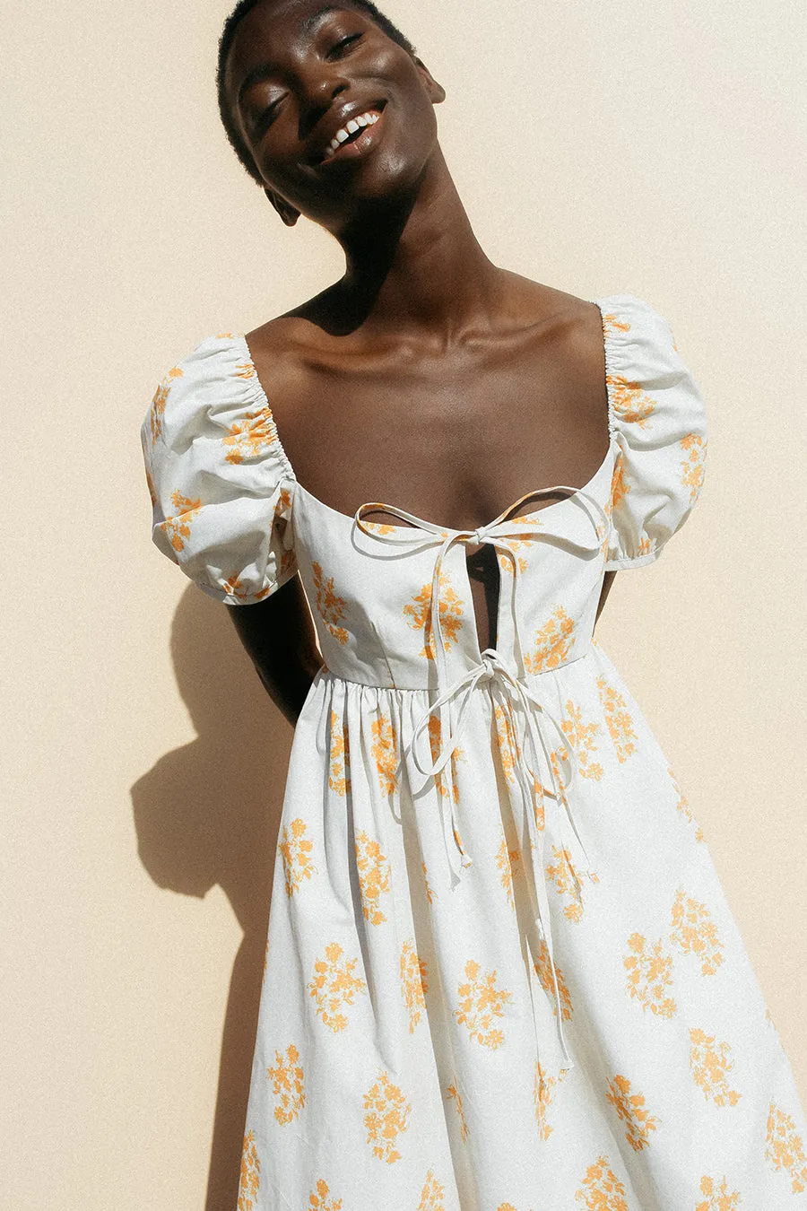 Alessia Dress Marigold sold by Ciao Lucia