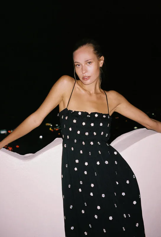 Umbria Dress Floral Embroidered sold by Ciao Lucia