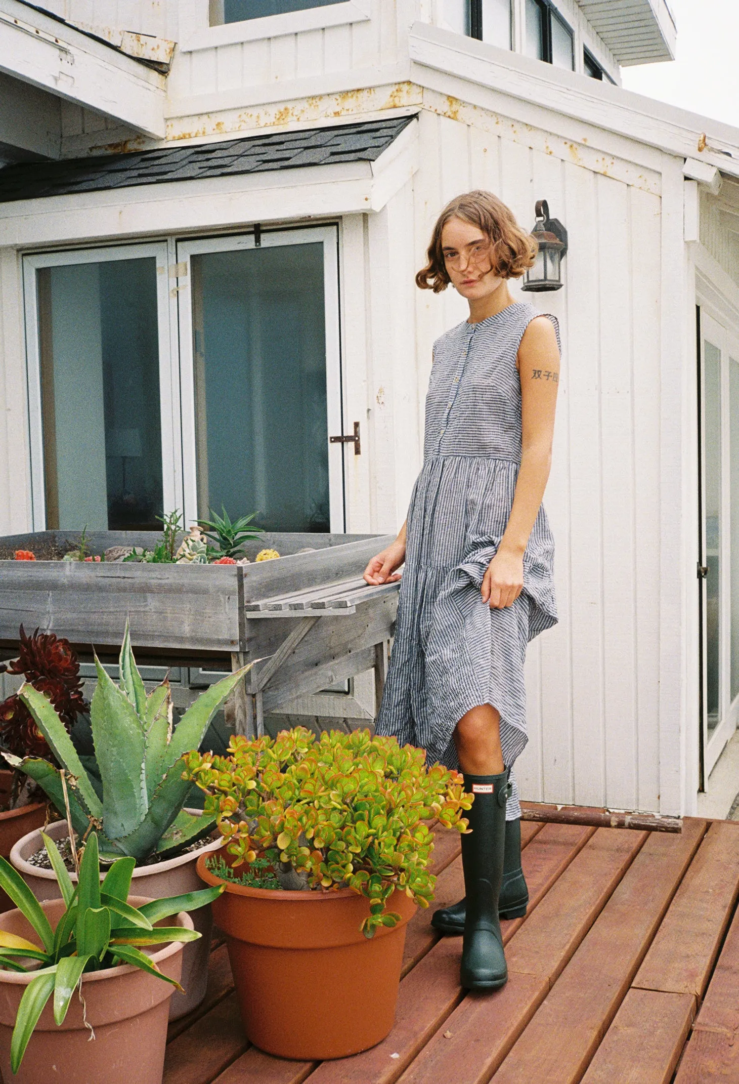 Freya Dress Gingham sold by Ciao Lucia