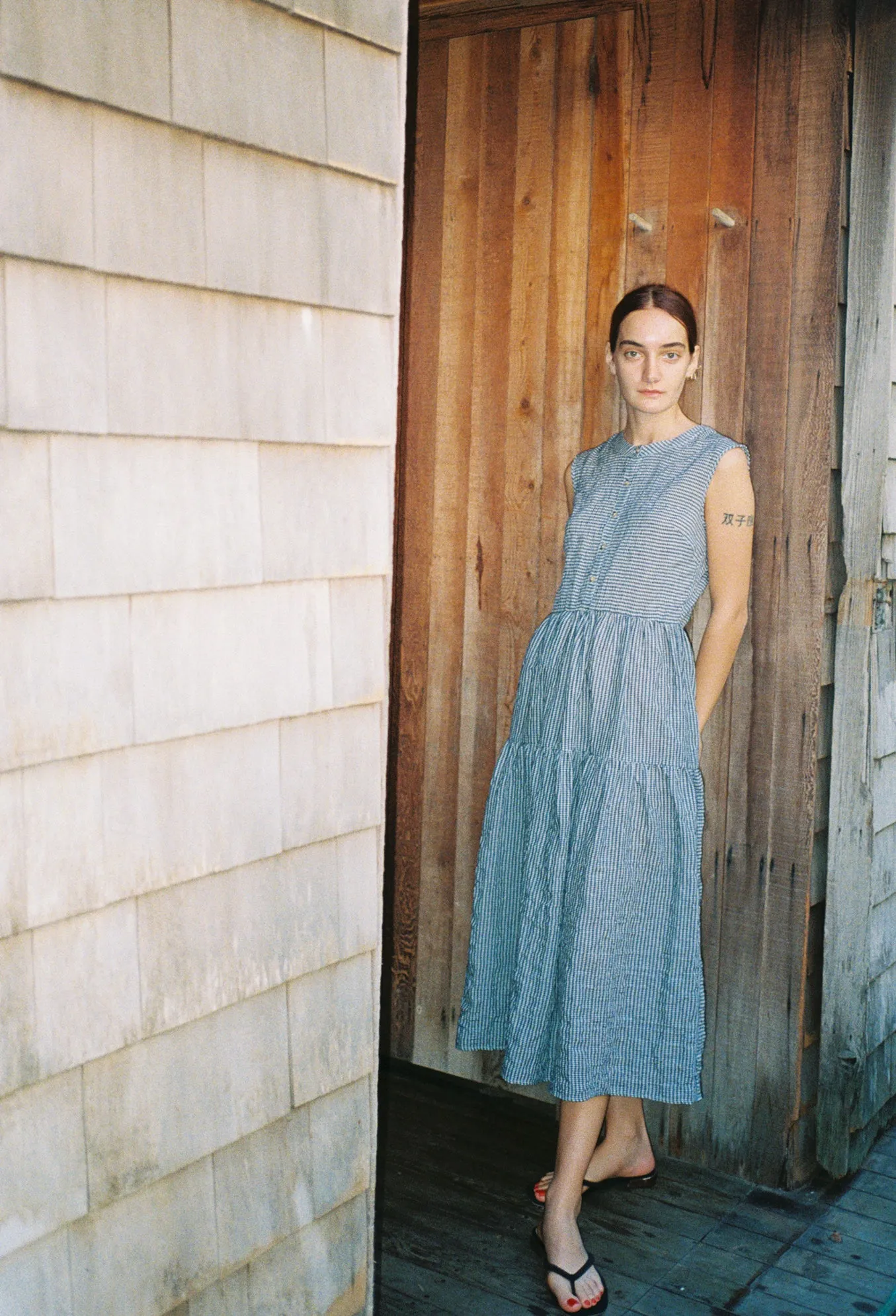 Freya Dress Gingham sold by Ciao Lucia product image thumbnail 3