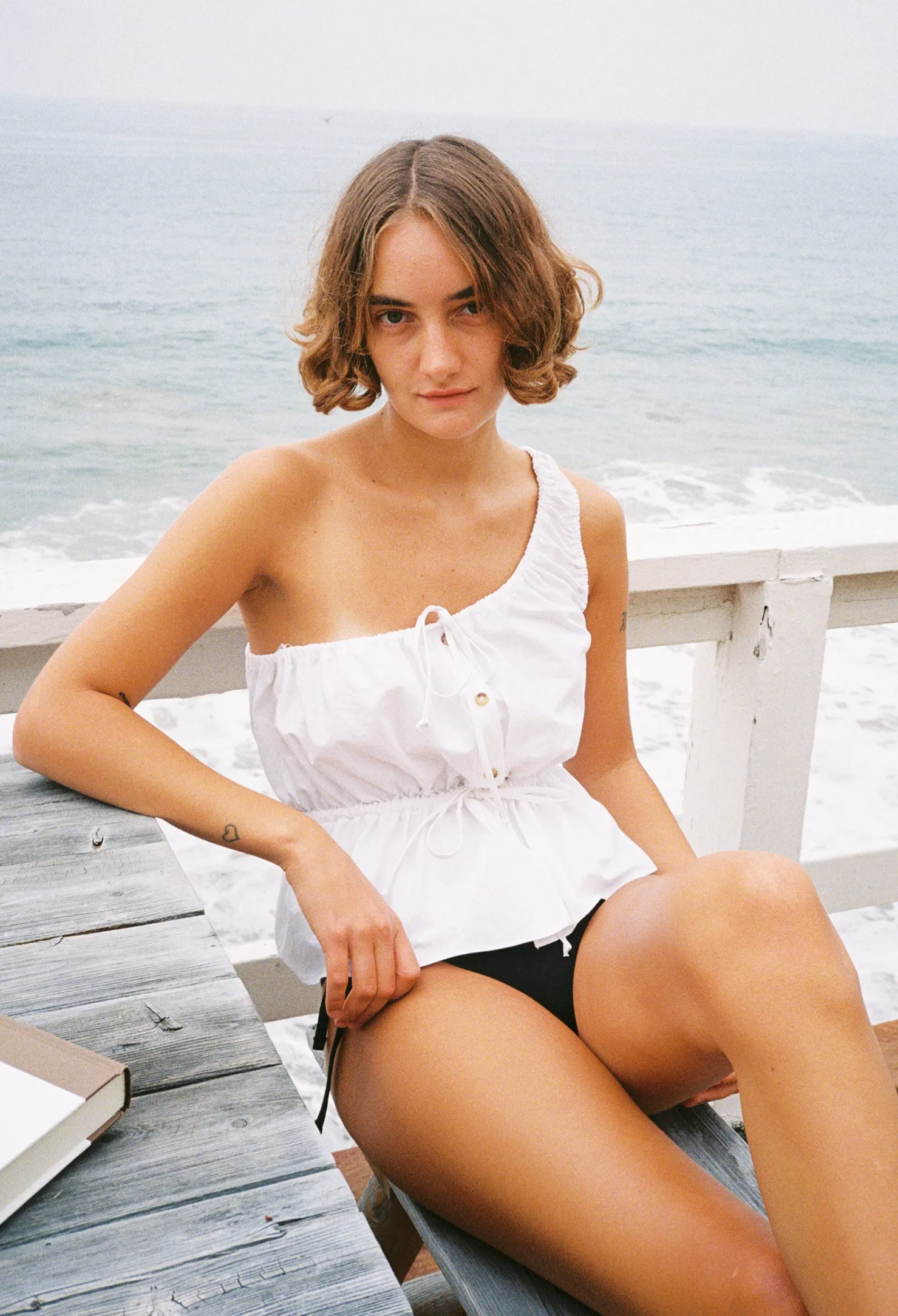 Fia Top White Cotton sold by Ciao Lucia